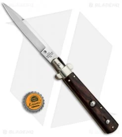 AGA Campolin 10" Frosolone Bayonet Stiletto Knife Cocobolo (4.5" Polish) -Professional Knife Discount Store AGA Campolin 10in Frosolone Bayo Stiletto Cocobolo Polish BP 28944 jr bottlecap
