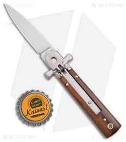 AGA Campolin 6" Dominus Leverlock Automatic Knife Wood (2.5" Satin) 9 AGA Campolin 6" Dominus Leverlock Automatic Knife Wood (2.5" Satin) -Professional Knife Discount Store AGA Campolin 6in Dominus LL Auto Wood Satin BHQ 178780 jr bottlecap