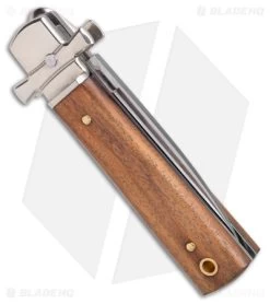 AGA Campolin 6" Dominus Leverlock Automatic Knife Wood (2.5" Satin) 8 AGA Campolin 6" Dominus Leverlock Automatic Knife Wood (2.5" Satin) -Professional Knife Discount Store AGA Campolin 6in Dominus LL Auto Wood Satin BHQ 178780 jr side