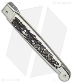 Professional Knife Discount Store -Professional Knife Discount Store AGA Campolin Brazilian Stag Sicilian Picklock Bayo BP 16455 jr spine