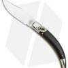 AGA Campolin Diana Lever Lock Automatic Knife Ebony Wood (3.75" Satin) -Professional Knife Discount Store AGA Campolin Diana LL Auto Dark Wood Satin BHQ 34351 jr