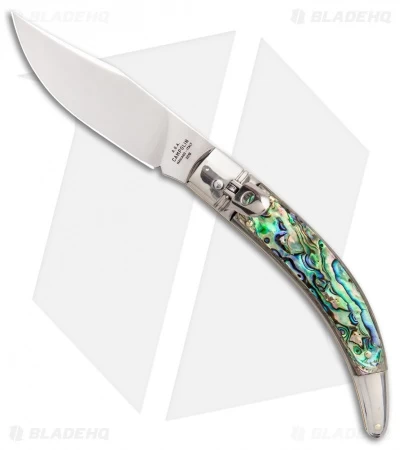 AGA Campolin Diana Lever Lock Automatic Knife Abalone (3.625" Polished) 3 AGA Campolin Diana Lever Lock Automatic Knife Abalone (3.625" Polished)