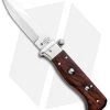 AGA Campolin Piccolo Italian Stiletto Automatic Knife Cocobolo (2.8" Satin) -Professional Knife Discount Store AGA Campolin Piccolo Italian Stiletto Auto Cococbolo Satin BHQ 92867 jr