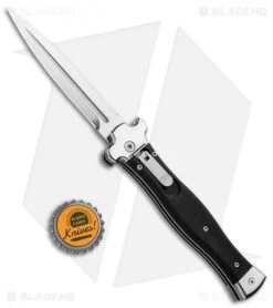 AGA Campolin Zero Dagger Leverlock Automatic Knife Black Coated (3.75" Polish) 9 AGA Campolin Zero Dagger Leverlock Automatic Knife Black Coated (3.75" Polish) -Professional Knife Discount Store AGA Campolin Zero Dagger LL Auto Black Coated Polish AGA01LN LD BHQ 92042 jr bottlecap