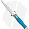 AGA Campolin Zero Dagger Leverlock Automatic Knife Blue G-10 (3.75" Satin) -Professional Knife Discount Store AGA Campolin Zero Dagger LL Auto Blue G 10 Satin BHQ 117112 jr