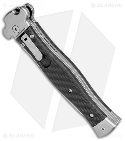 AGA Campolin Zero Dagger Leverlock Automatic Knife Carbon Fiber (3.75" Satin) 4 AGA Campolin Zero Dagger Leverlock Automatic Knife Carbon Fiber (3.75" Satin) - Image 2