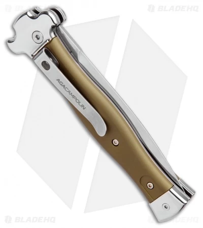 AGA Campolin Zero Dagger Leverlock Automatic Knife Green Aluminum (3.75" Satin) 4 AGA Campolin Zero Dagger Leverlock Automatic Knife Green Aluminum (3.75" Satin) - Image 2