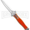 AGA Campolin Zero Orange G-10 Leverlock Automatic Knife - Dagger Satin Plain 2 AGA Campolin Zero Orange G-10 Leverlock Automatic Knife - Dagger Satin Plain -Professional Knife Discount Store AGA Campolin Zero Dagger Leverlock Auto Orange G 10 Satin AGA01O SD BHQ 94617 jr large