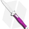AGA Campolin Zero Italian Leverlock Automatic Knife Violet G-10 (3.75" Tumbled) 2 AGA Campolin Zero Italian Leverlock Automatic Knife Violet G-10 (3.75" Tumbled) -Professional Knife Discount Store AGA Campolin Zero Dagger Leverlock Automatic Knife Black G 10 3.75in Satin AGA01N SD BHQ 74035 LS 2
