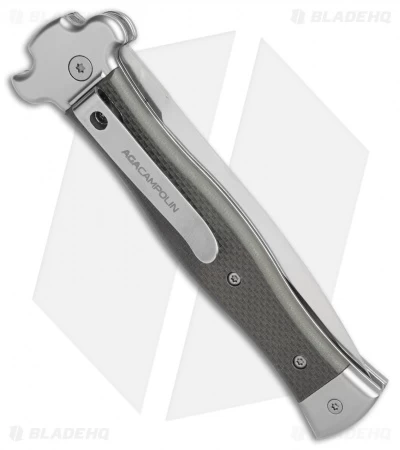 AGA Campolin Zero Dagger Leverlock Automatic Knife Green G-10 (3.75" Satin) 4 AGA Campolin Zero Dagger Leverlock Automatic Knife Green G-10 (3.75" Satin) - Image 2