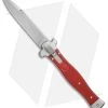 AGA Campolin Zero Italian Leverlock Automatic Knife Red G-10 (3.75" Stonewash) -Professional Knife Discount Store AGA Campolin Zero G 10 Red SW AGA01R SWB BP 20046 jr