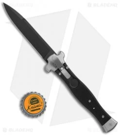 AGA Campolin Zero Italian Leverlock Automatic Knife Black G-10 (3.75" Black) 9 AGA Campolin Zero Italian Leverlock Automatic Knife Black G-10 (3.75" Black) -Professional Knife Discount Store AGA Campolin Zero Italian LL Black G 10 Black AGA01N NB BHQ 72045 jr bottlecap