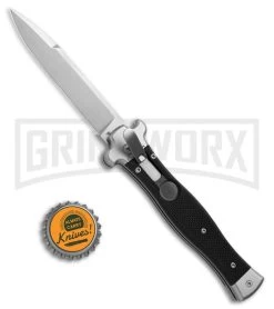 AGA Campolin Zero Black G-10 Leverlock Automatic Knife - Bayonet SW Plain 9 AGA Campolin Zero Black G-10 Leverlock Automatic Knife - Bayonet SW Plain -Professional Knife Discount Store AGA Campolin Zero Italian LL Black G 10 Satin AGA01N SWB BHQ 74949 jr bottlecap large
