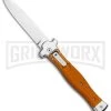 AGA Campolin Zero Orange Aluminum Leverlock Automatic - Bayonet Tumbled Plain 2 AGA Campolin Zero Orange Aluminum Leverlock Automatic - Bayonet Tumbled Plain -Professional Knife Discount Store AGA Campolin Zero Italian LL Orange Aluminum Tumbled AGA01ALO LB BHQ 97990 jr large