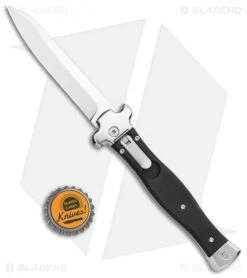 AGA Campolin Zero Reverse Tanto Leverlock Auto Knife Smooth Black G-10 (3.75") 10 AGA Campolin Zero Reverse Tanto Leverlock Auto Knife Smooth Black G-10 (3.75") -Professional Knife Discount Store AGA Campolin Zero Reverse Tanto LL Black G 10 Satin BHQ 117113 jr bottlecap