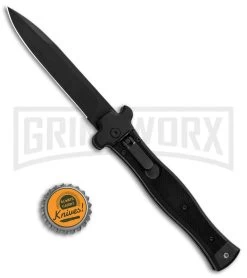 AGA Campolin Zero SWAT G-10 Leverlock Automatic Knife - Bayonet Black Plain 9 AGA Campolin Zero SWAT G-10 Leverlock Automatic Knife - Bayonet Black Plain -Professional Knife Discount Store AGA Campolin Zero SWAT G 10 LL Auto Bayo Black GX 30506 jr bottlecap large