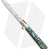 AGA Campolin 11" Frosolone Bayonet Stiletto Automatic Knife Abalone (5" Satin) 1 AGA Campolin 11" Frosolone Bayonet Stiletto Automatic Knife Abalone (5" Satin) -Professional Knife Discount Store AGA Frosolone Abalonel 11in Bayo BP 29299 jr 2