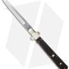 AGA Campolin 13" Italian Frosolone Automatic Knife Ebony Wood (6.5" Bayonet) 2 AGA Campolin 13" Italian Frosolone Automatic Knife Ebony Wood (6.5" Bayonet) -Professional Knife Discount Store aga 13in ebony pick single bolster cm