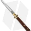 AGA Campolin 13" Italian Frosolone Automatic Brass/Snakewood (6.5" Bayonet) -Professional Knife Discount Store aga 13in snake pick single brass boist cm
