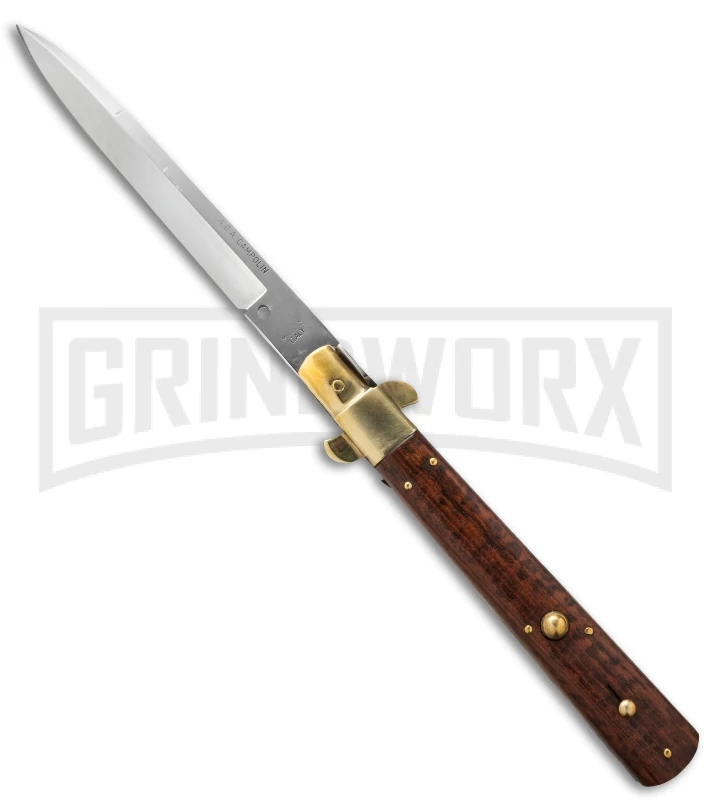 AGA Campolin 13" Italian Frosolone Snakewood Automatic Knife - Bayonet 3 AGA Campolin 13" Italian Frosolone Snakewood Automatic Knife - Bayonet