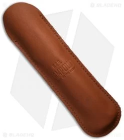 AGA Campolin 13" Swinguard Automatic Knife Brass/Ebony Wood (5.75" Satin Kriss) -Professional Knife Discount Store aga 13in swing brass ebony kriss sheath cm