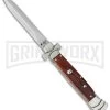 A.G.A. Campolin 9" Maltese Cross Stiletto Cocobolo Automatic Knife - Dagger -Professional Knife Discount Store aga 9in maltese coco dagger cm large