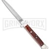 A.G.A. Campolin 11" Maltese Cross Stiletto Cocobolo Automatic Knife - Dagger -Professional Knife Discount Store aga maltese cocobolo dagger cm large