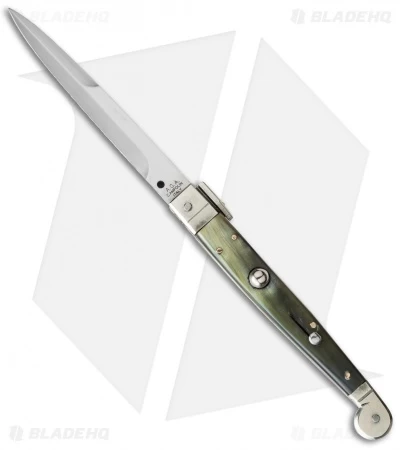 AGA Campolin 9" Sicilian Picklock Automatic Brazilian Horn (4.1" Satin Bayo) 3 AGA Campolin 9" Sicilian Picklock Automatic Brazilian Horn (4.1" Satin Bayo)