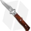 AGA Campolin 7.5" Calibro Humpback Automatic Knife Cocobolo (3.4" Satin) -Professional Knife Discount Store cocobolo callbro humpback jm