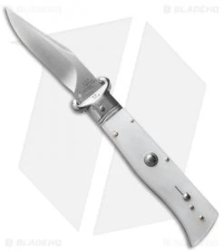 AGA Campolin 7.5" Calibro Humpback Automatic White Pearlex (3.4" Satin)